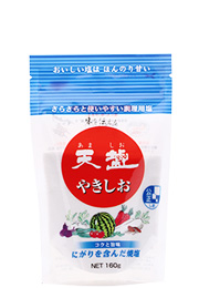 天塩やきしお（160gスタンドパック） | 天塩の商品 | 赤穂の天塩