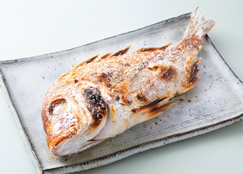 鯛の塩焼き