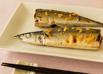 さんまの塩レモン焼き
