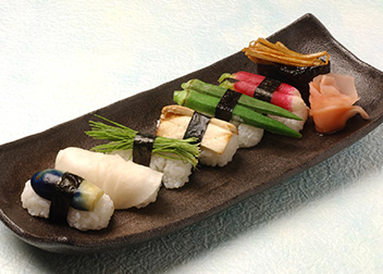 野菜のにぎり寿司